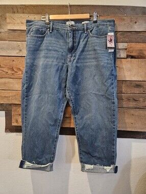 Sophia VergaraBeatrix Relaxed Boyfriend Jeans. NWT 18 Short Bin6